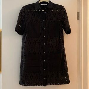 Veronica Beard Rafaela Eyelet Cotton Dress